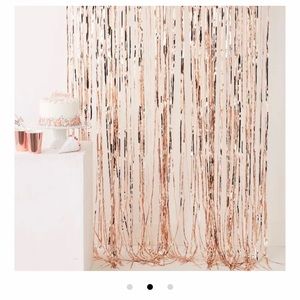 Ginger Ray Rose Gold Fringe Curtain